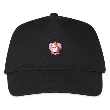 Royal Guinea Pig - Kinder Basecap - Schwarz - Vorne