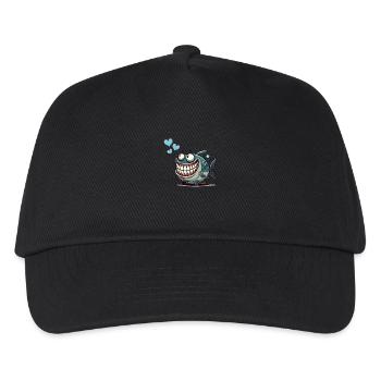 Piranha Comic Love - Kids’ Baseball Cap - black - Front