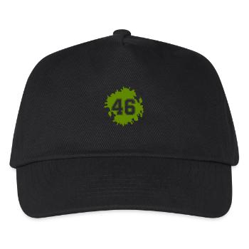 klecks 46 - Kinder Basecap - Schwarz - Vorne