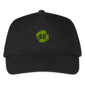 blob 48 - Kids’ Baseball Cap - black - Front