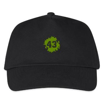 blob 43 - Kids’ Baseball Cap - black - Front