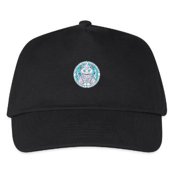 Whimsical Spirit Cat - Kids’ Baseball Cap - black - Front