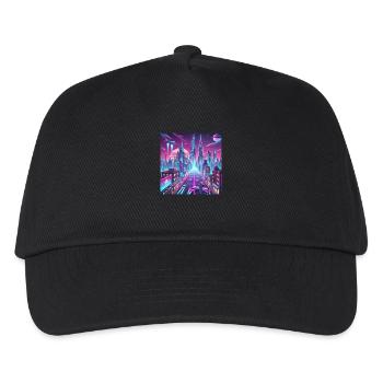 Future city - Kids’ Baseball Cap - black - Front
