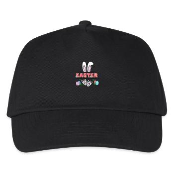 easter is here - Kids’ Baseball Cap - black - Front