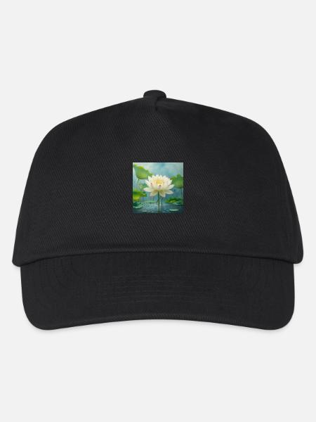 Lotus blossom - Kids’ Baseball Cap - black