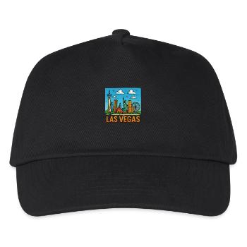 las vegas stadt - Kinder Basecap - Schwarz - Vorne