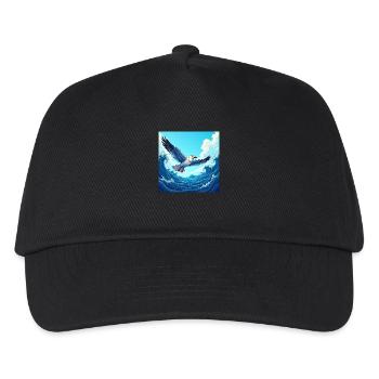 Hello, to the harbor tour - Kids’ Baseball Cap - black - Front