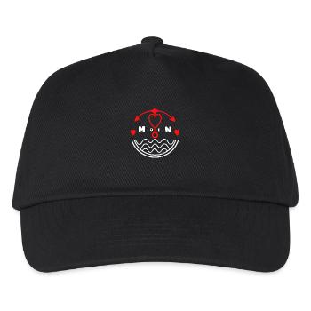 Moin | Welcome North Germany Coast North - Kids’ Baseball Cap - black - Front