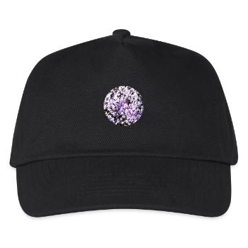Blue carpet - Kids’ Baseball Cap - black - Front