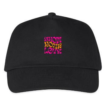 Show Your Love - Kids’ Baseball Cap - black - Front