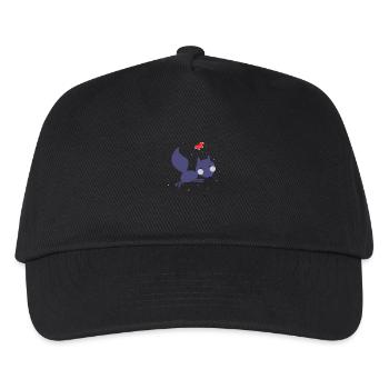 The fox cub and the butterfly - Kids’ Baseball Cap - black - Front