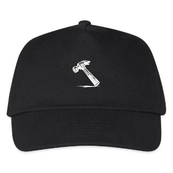 La créativité a besoin d’un marteau de menuisier - Casquette de baseball Enfant - noir - Devant