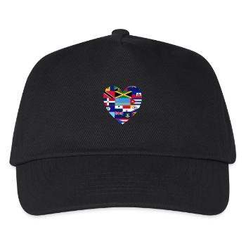Caribbean feeling reduced to the essentials - Kids’ Baseball Cap - black - Front