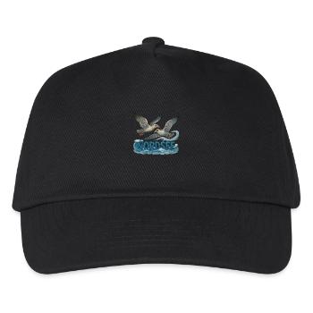 Nordsee - Kinder Basecap - Schwarz - Vorne