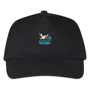 Nordsee - Kinder Basecap - Schwarz - Vorne