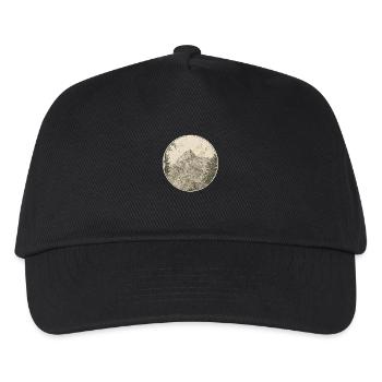 Majestätischer Gipfel - Kinder Basecap - Schwarz - Vorne