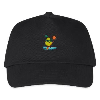 Sportliche Birne - Kinder Basecap - Schwarz - Vorne