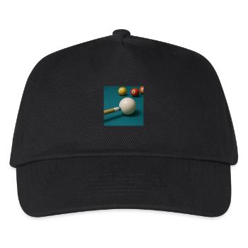 Billard - Casquette de baseball Enfant - noir - Devant