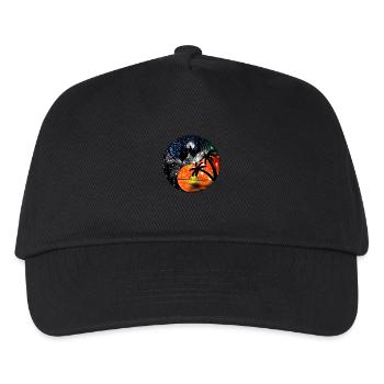 Cosmic Yin And Yang Landscapes - Kids’ Baseball Cap - black - Front