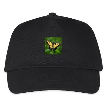 Östlicher Tiger Schwalbenschwanz - Kinder Basecap - Schwarz - Vorne