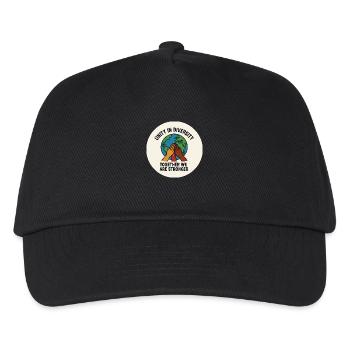 UNITÉ DANS LA DIVERSITÉ - Casquette de baseball Enfant - noir - Devant
