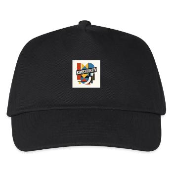 constructive - Kids’ Baseball Cap - black - Front