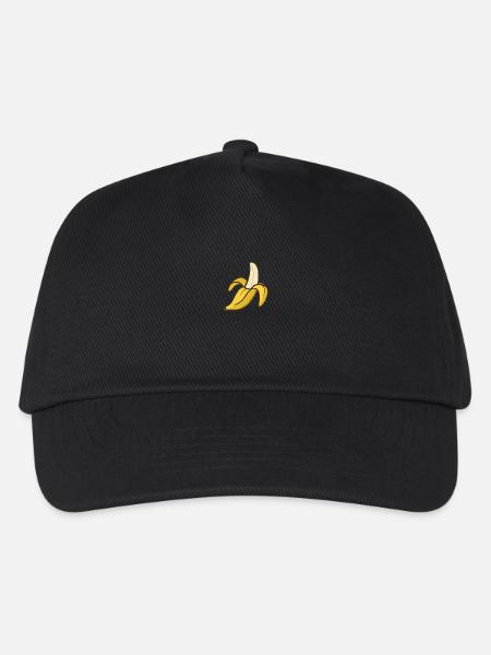 Banane - Kinder Basecap - Schwarz