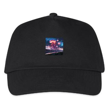 Leonardo Anime XL In a surreal lunar offbeat - Kinder Basecap - Schwarz - Vorne