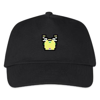 Pixel Krabbe - Kinder Basecap - Schwarz - Vorne