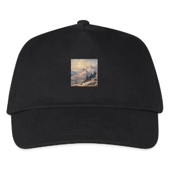 Hikers in the Golden Mountains - Kids’ Baseball Cap - black - Front