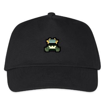 Pixel Boxer - Kinder Basecap - Schwarz - Vorne