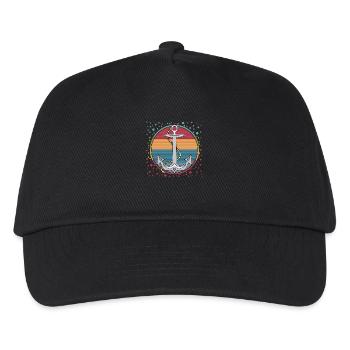 Anchor - Kids’ Baseball Cap - black - Front