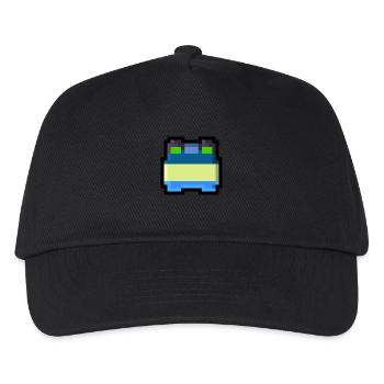 Pixel Smile - Kinder Basecap - Schwarz - Vorne