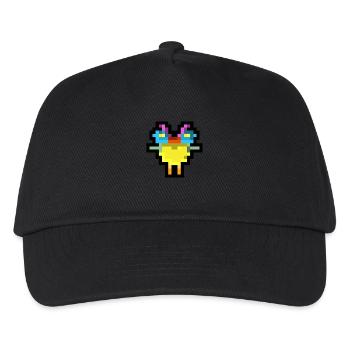 Pixel Bird - Kinder Basecap - Schwarz - Vorne