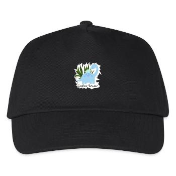 Grosser Bruder Dinosaurier - Kinder Basecap - Schwarz - Vorne