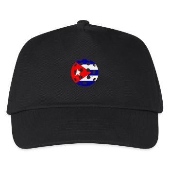 Pickleball Kuba - Kinder Basecap - Schwarz - Vorne