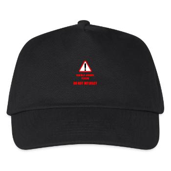 Do Not Interact - Kids’ Baseball Cap - black - Front
