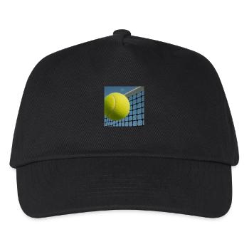 Sportarten - Tennis - Kinder Basecap - Schwarz - Vorne