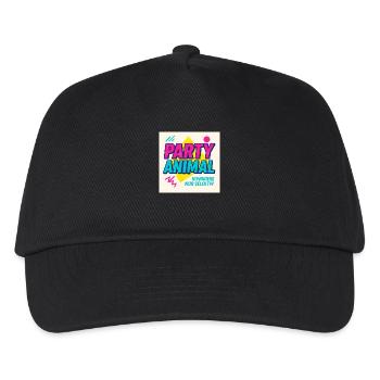Party Anima.l– Neon Beat Edition - Kinder Basecap - Schwarz - Vorne