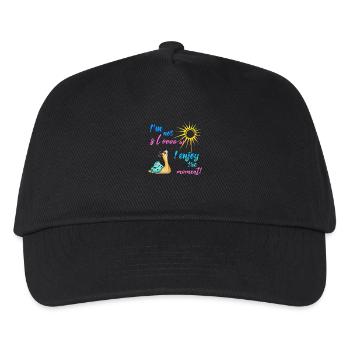 I'm not slow - Kids’ Baseball Cap - black - Front