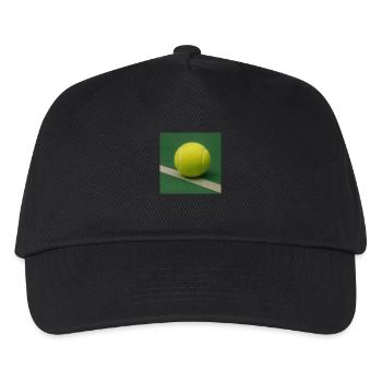 Sportarten - Tennis - Kinder Basecap - Schwarz - Vorne