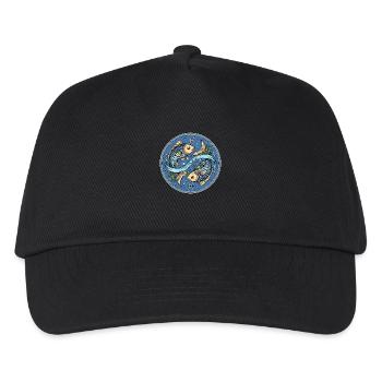 Fishing Pisces - Kids’ Baseball Cap - black - Front