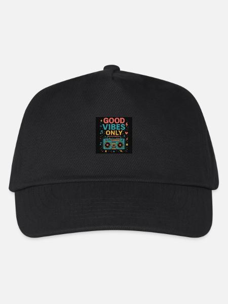 Vibes only - Kids’ Baseball Cap - black