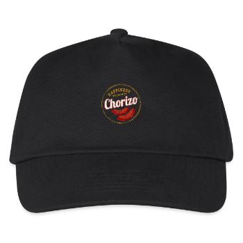 Chorizo Retro Sausage Vintage BBQ Gourmet Grill Party - Kids’ Baseball Cap - black - Front