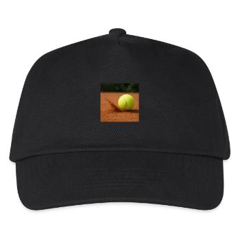 Sportarten - Tennis - Kinder Basecap - Schwarz - Vorne