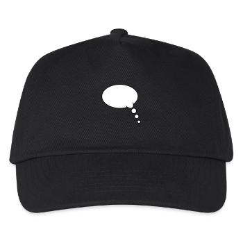 Pensée : Bubble Design - Casquette de baseball Enfant - noir - Devant