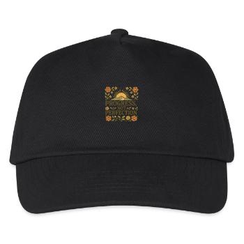 Progress not Perfection - Kids’ Baseball Cap - black - Front