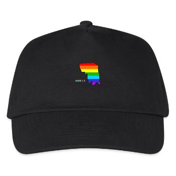 Süd-L.A. Regenbogen - Kinder Basecap - Schwarz - Vorne