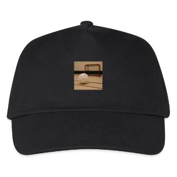 Sport - Unihockey - Kinder Basecap - Schwarz - Vorne