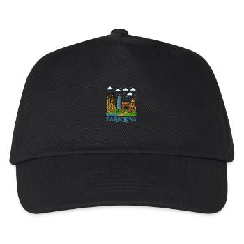 Barcelona City - Kids’ Baseball Cap - black - Front